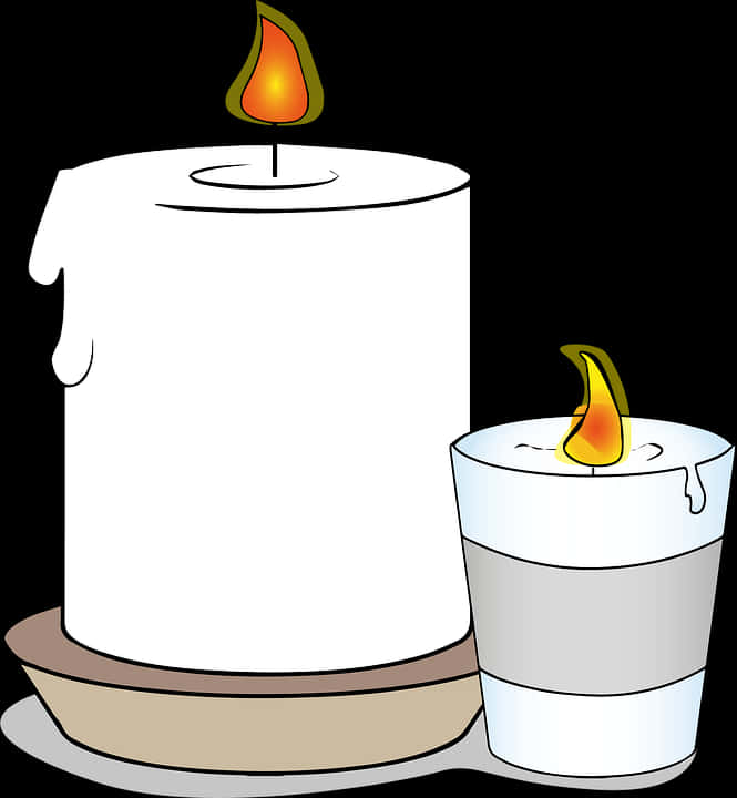 Candle_ Illustration_ Vector PNG