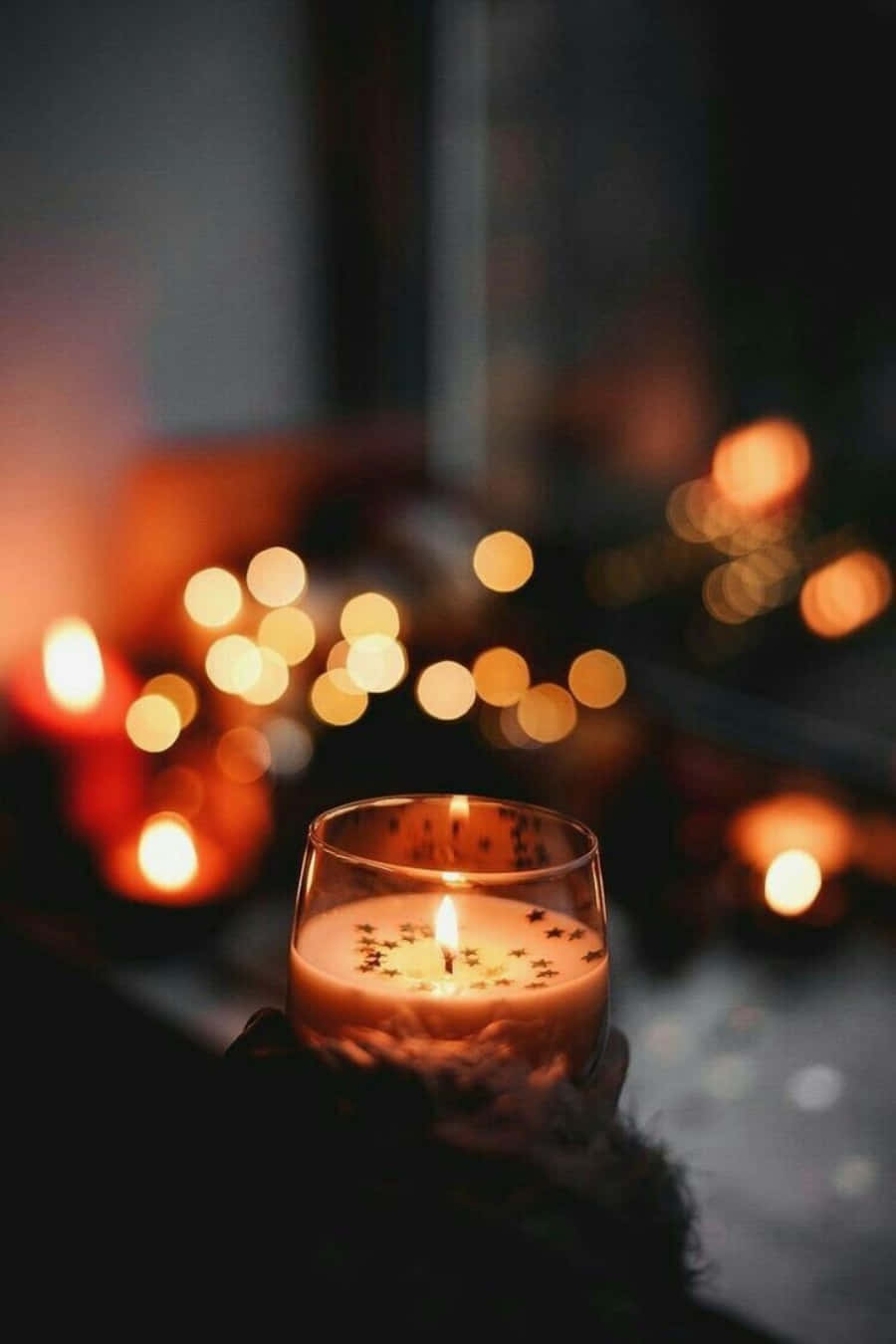 A warm embrace of candle light