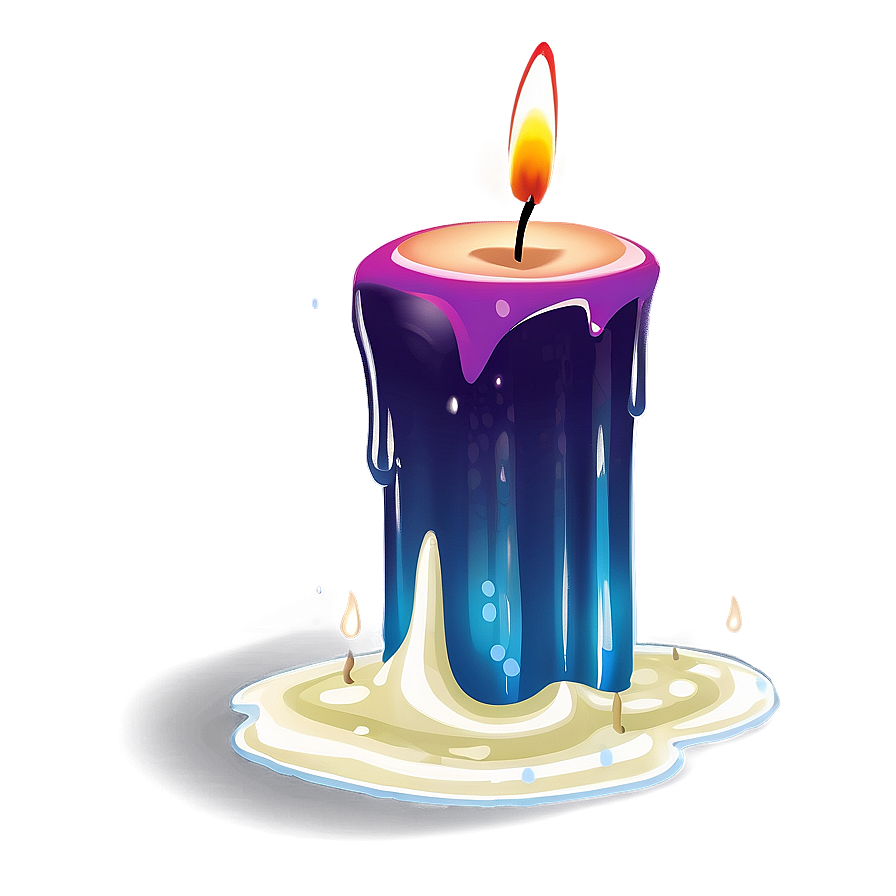 Candle Wax Melting Png 05232024 PNG