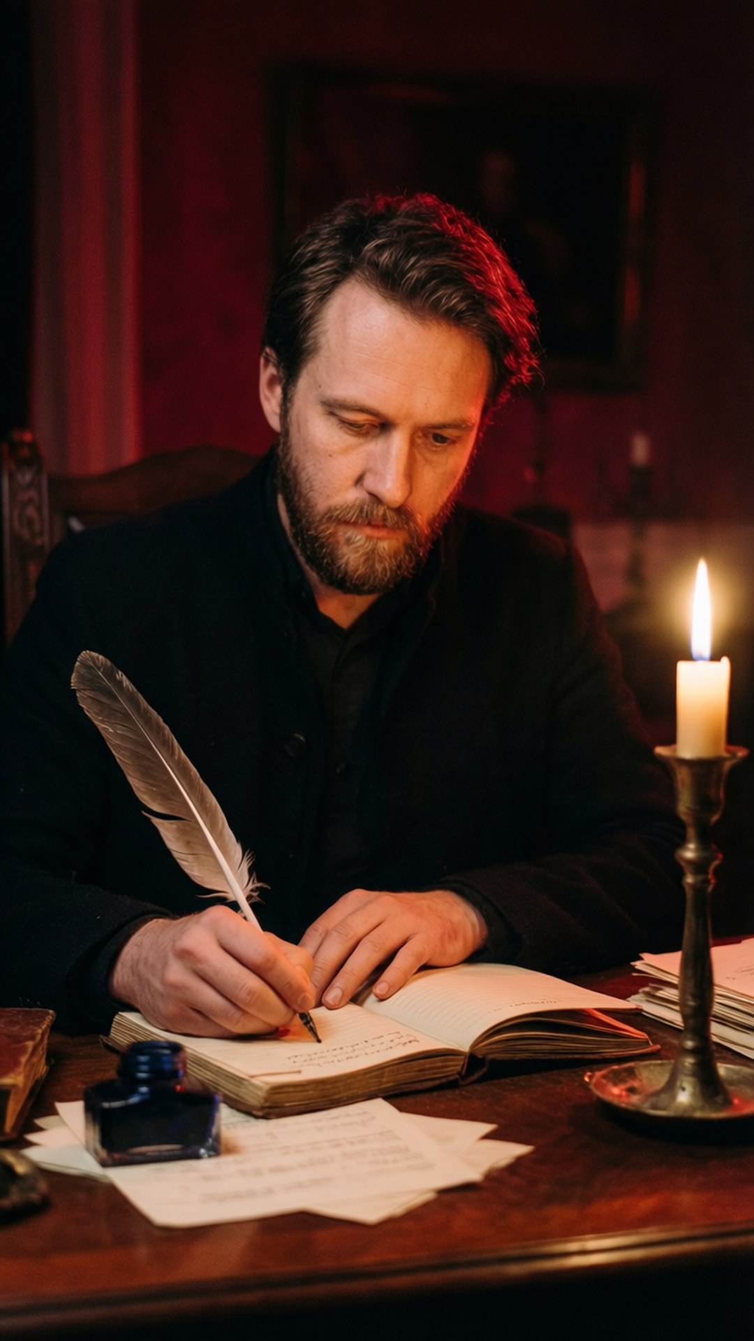Candlelight Scribe Bakgrunner