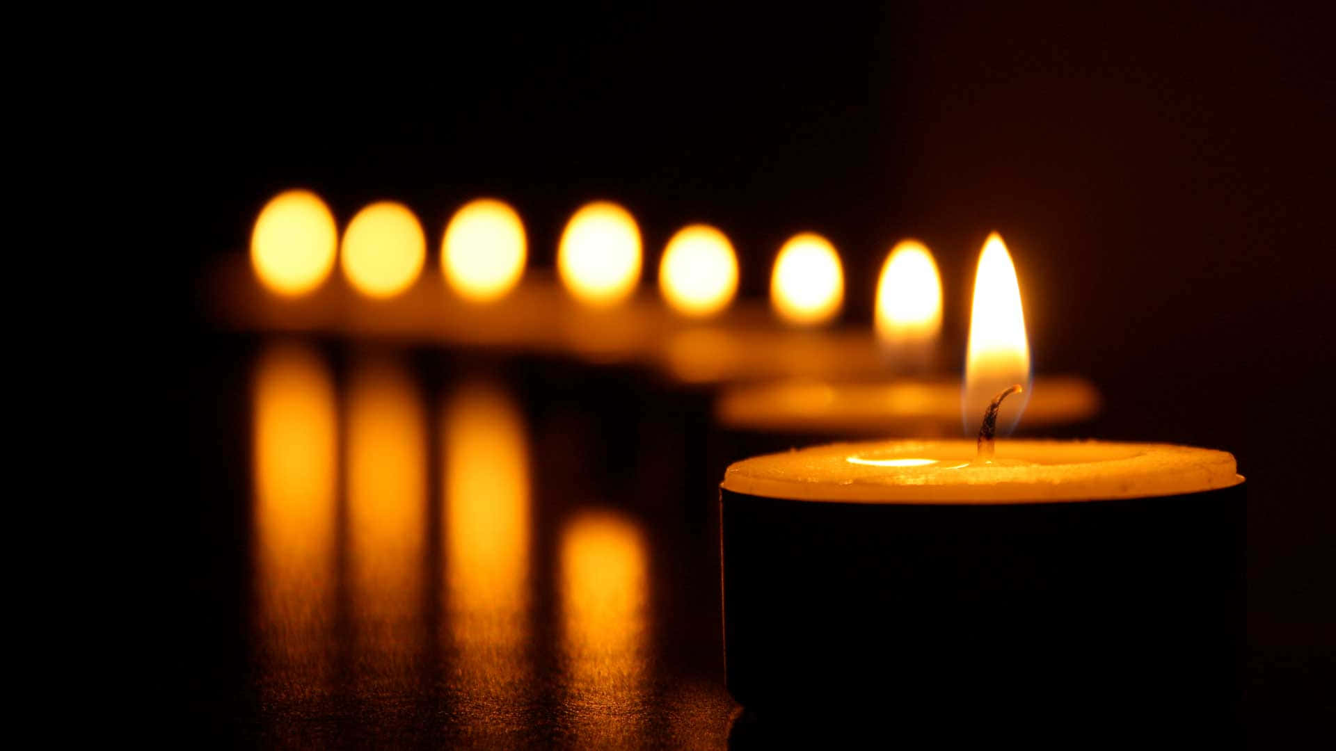 "candles Of Remembrance On All Souls' Day" Wallpaper