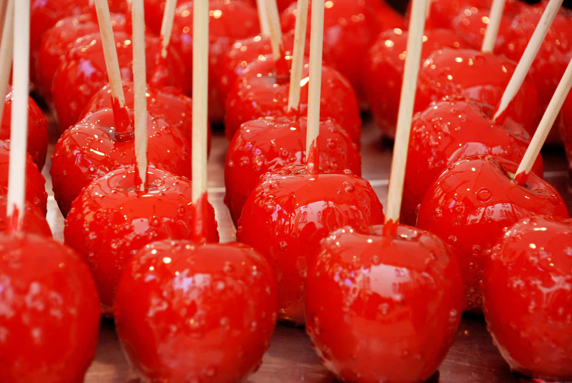 Delectable Candy Apple Treats Wallpaper