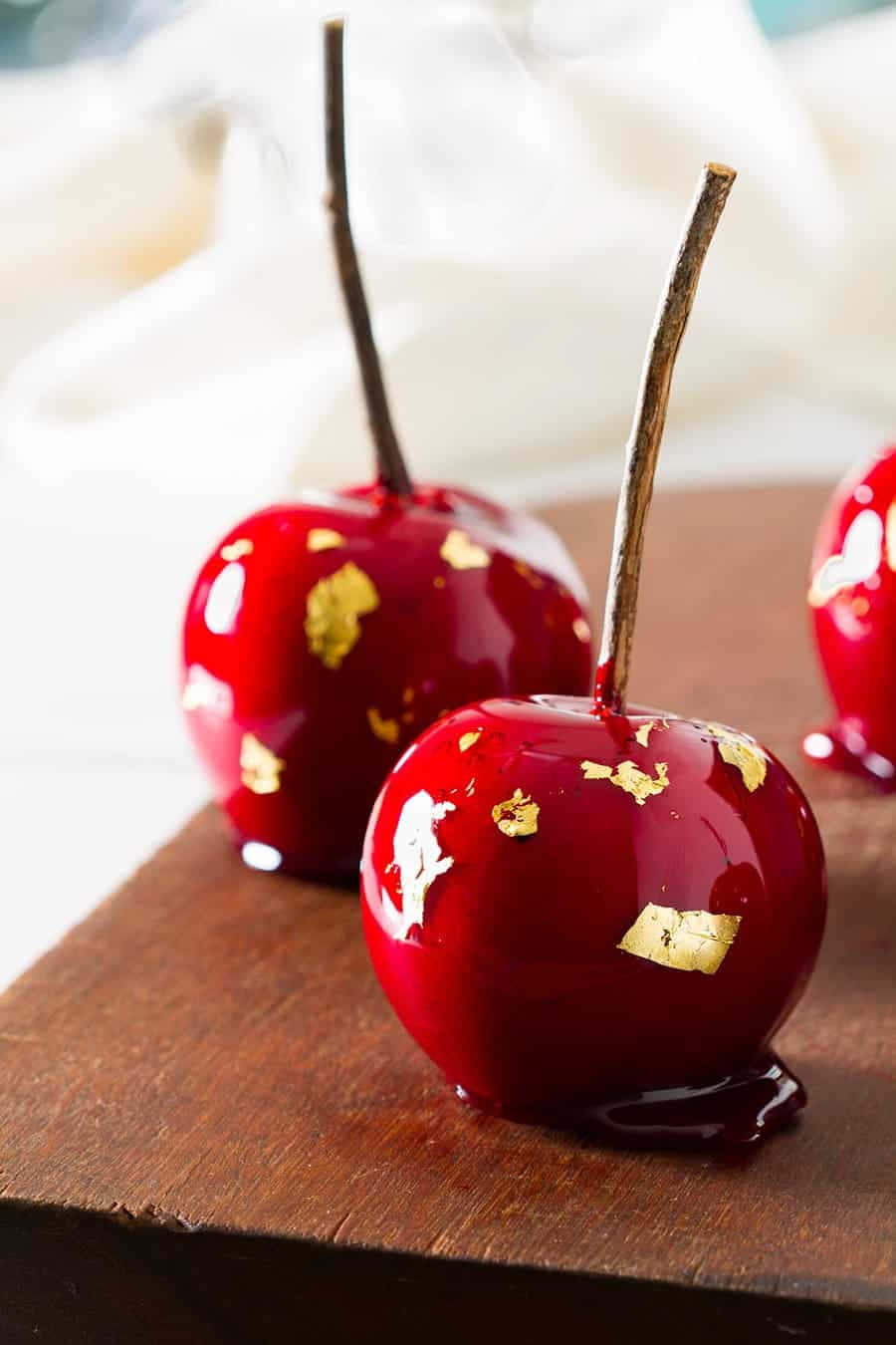 Delicious Candy Apples Ready to be Enjoyed Wallpaper