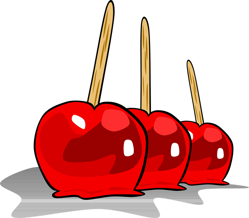 Candy Apples Illustration PNG