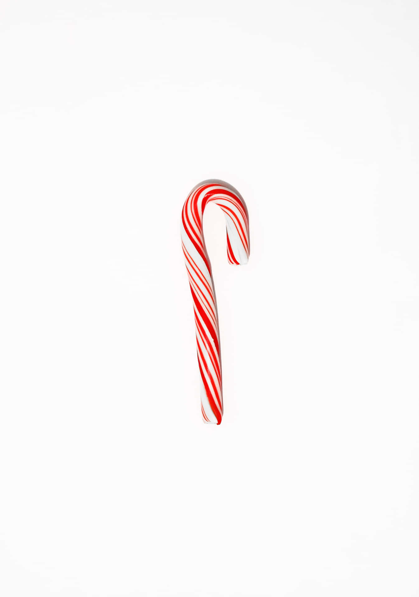 Delicious Candy Cane Deliciously Adorned with Red Stripes