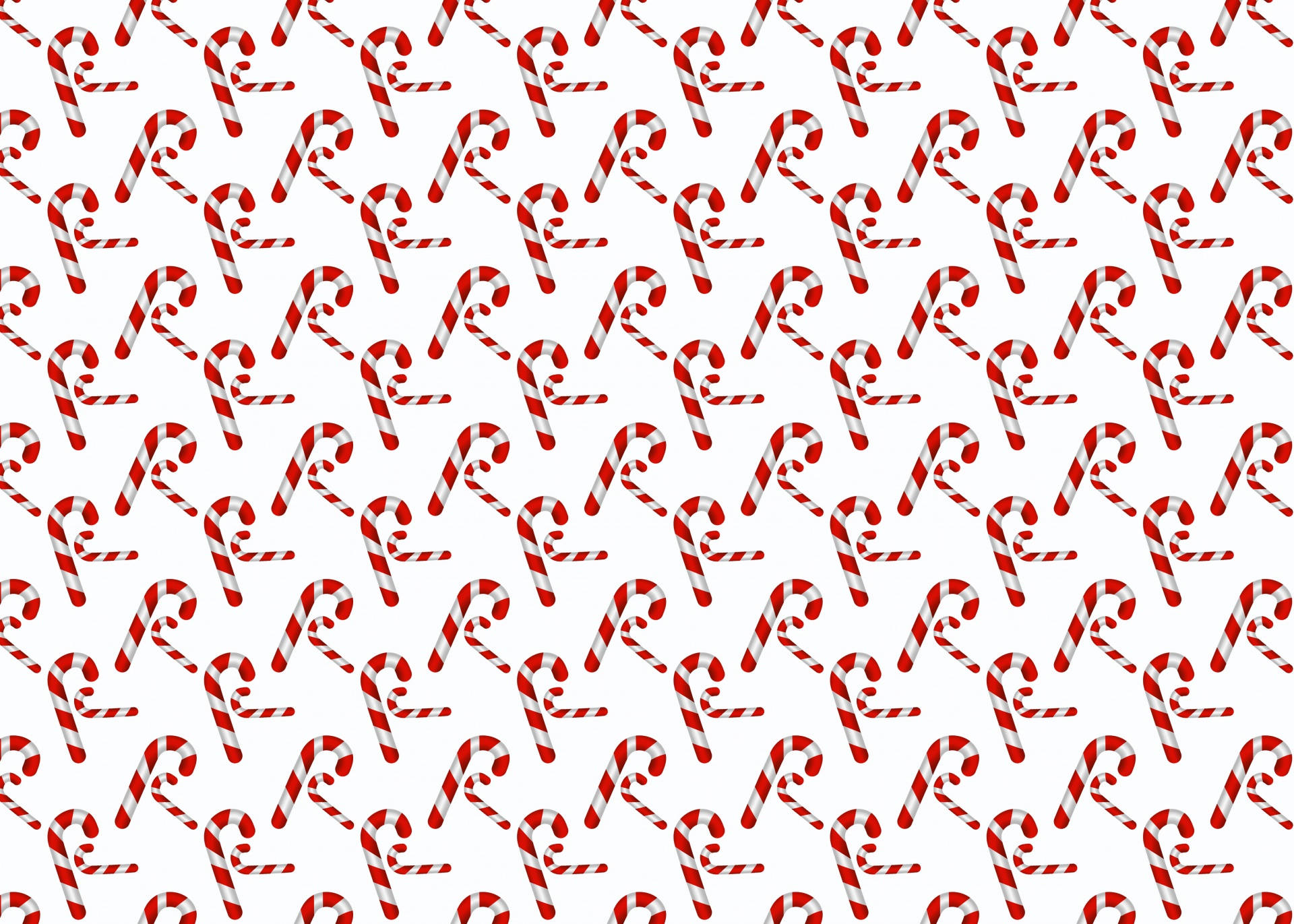 Candy Cane Cute Pattern Wallpaper