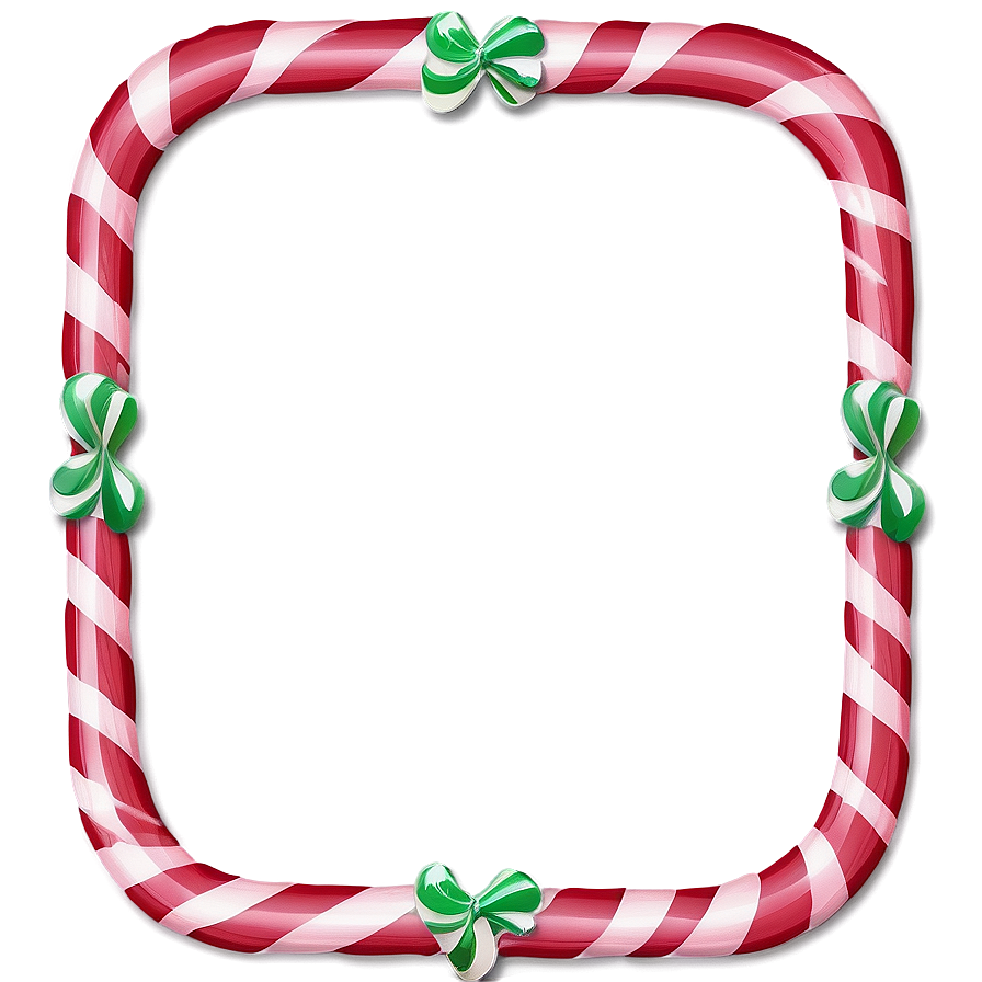 Download Candy Cane Frame Png 05252024 | Wallpapers.com