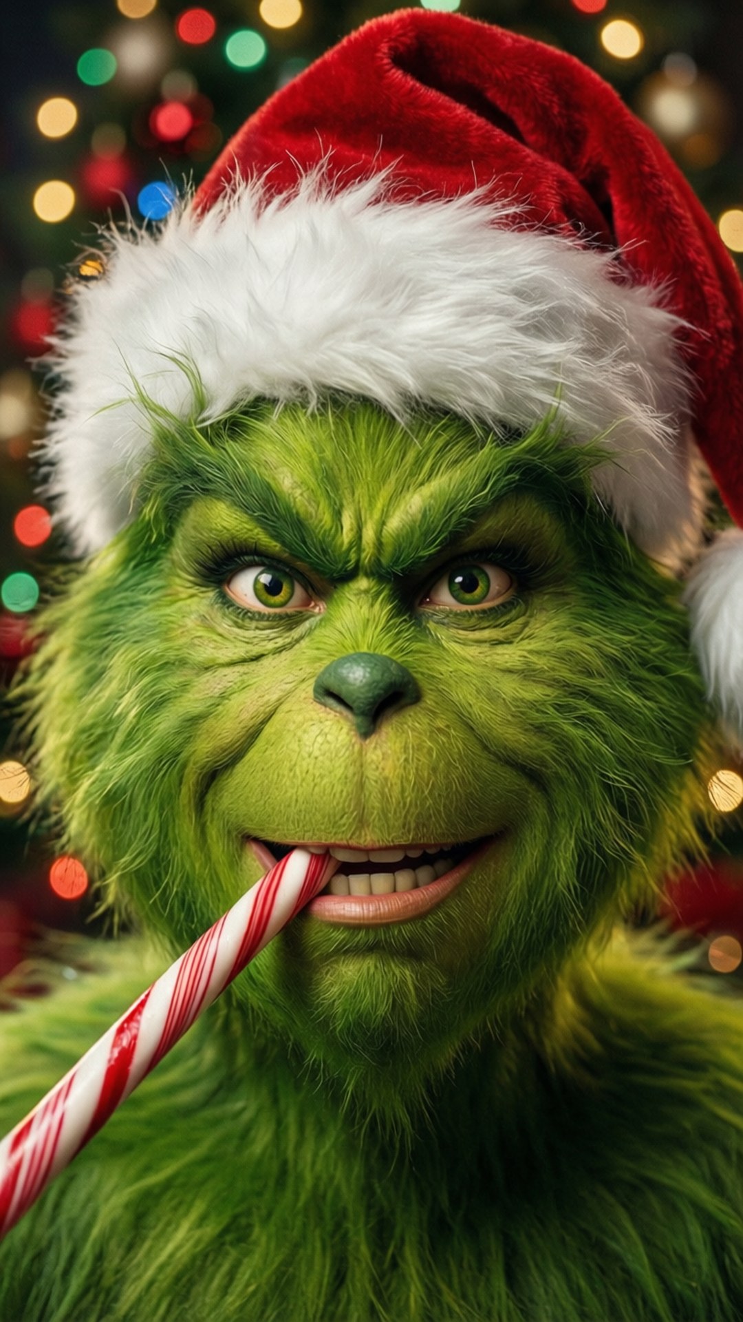 Grinch Tongkat Permen Wallpaper
