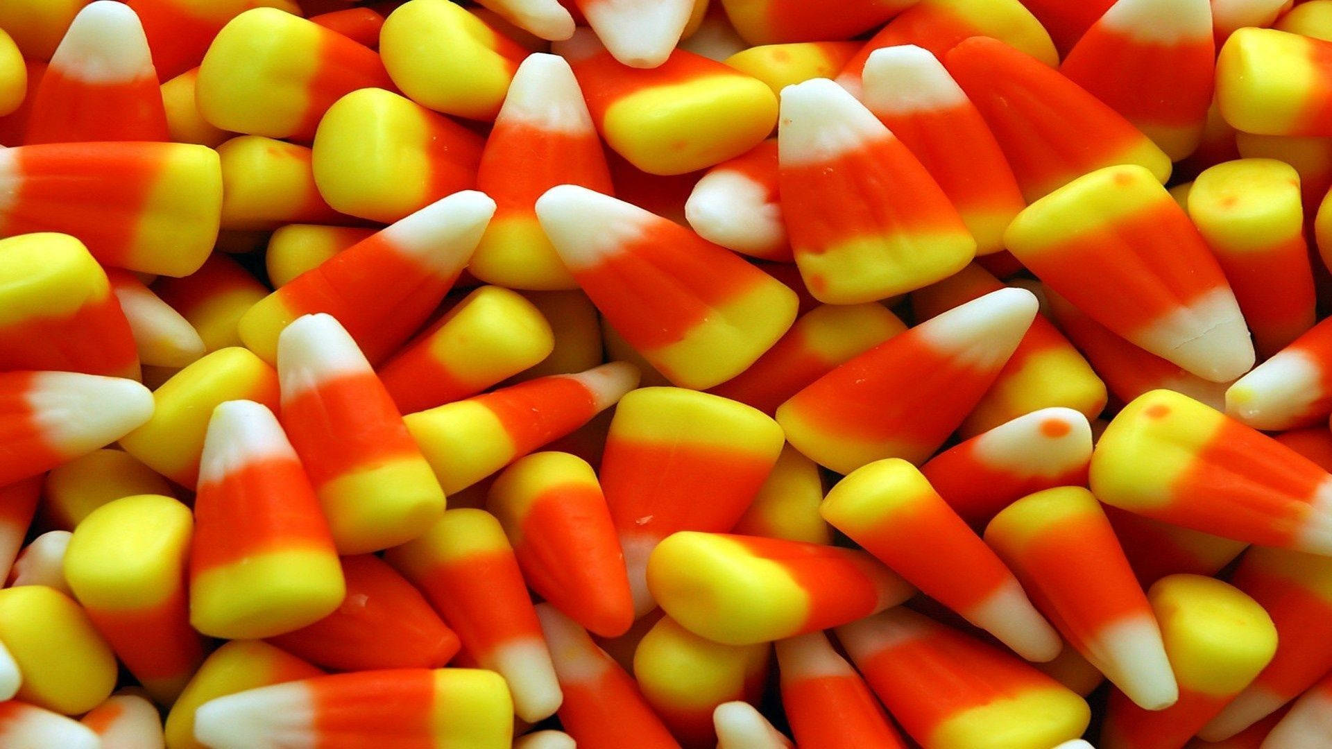 Candy Corns Background Wallpaper