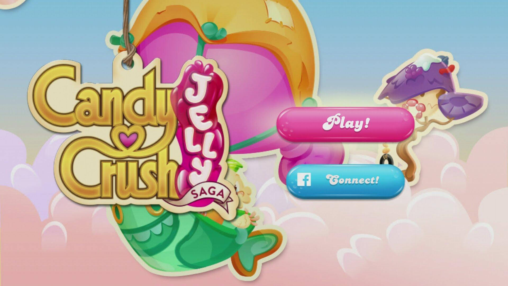 Menúprincipal De Candy Crush Saga Jelly Version Fondo de pantalla