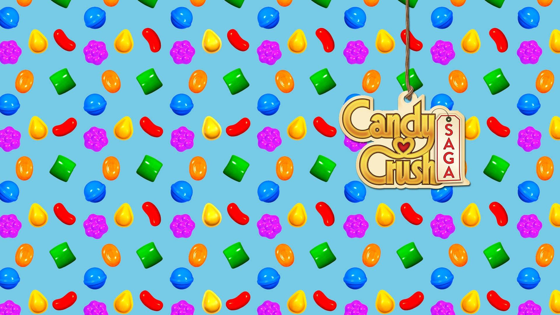 Candy Crush Saga Mønster Wallpaper