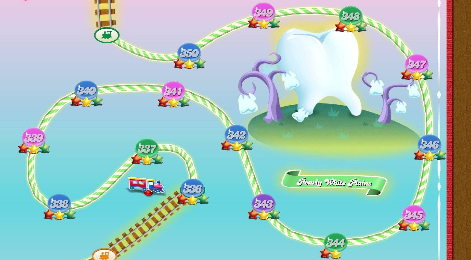 Unveiling the Pearly White Plains of Candy Crush Saga Wallpaper