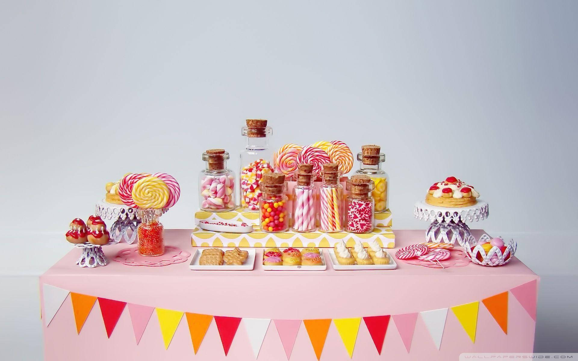 Candy Desserts Wallpaper