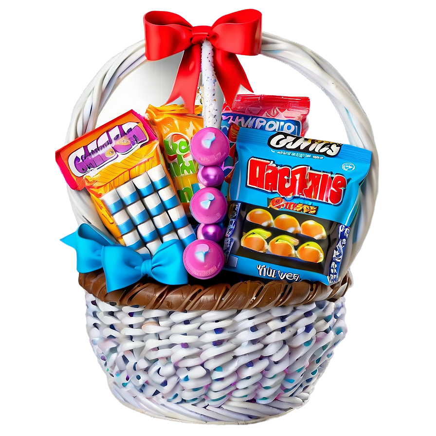 Candy Gift Basket Ideas Png Lop1 PNG