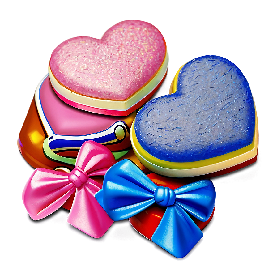 Candy Hearts Png Tgv63 PNG