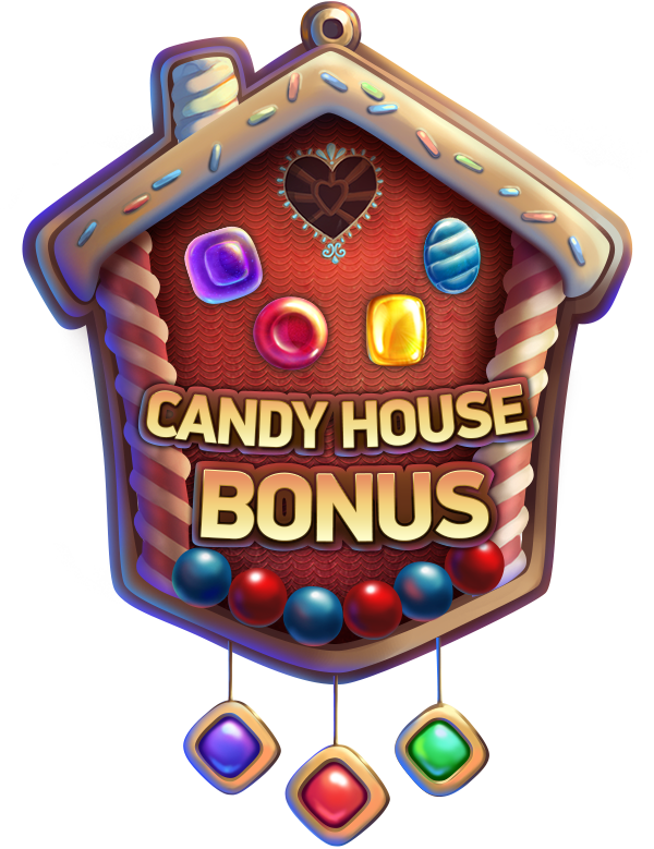 Candy House Bonus Sign PNG