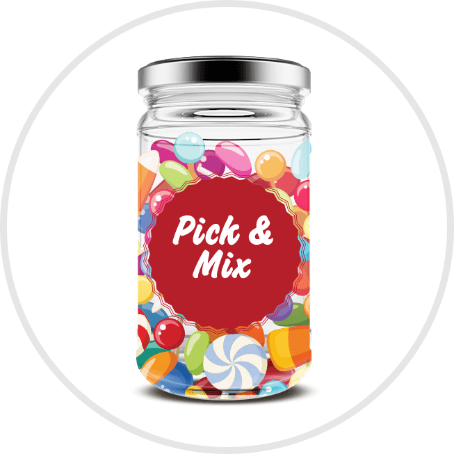Candy Jar Pickand Mix Assortment PNG
