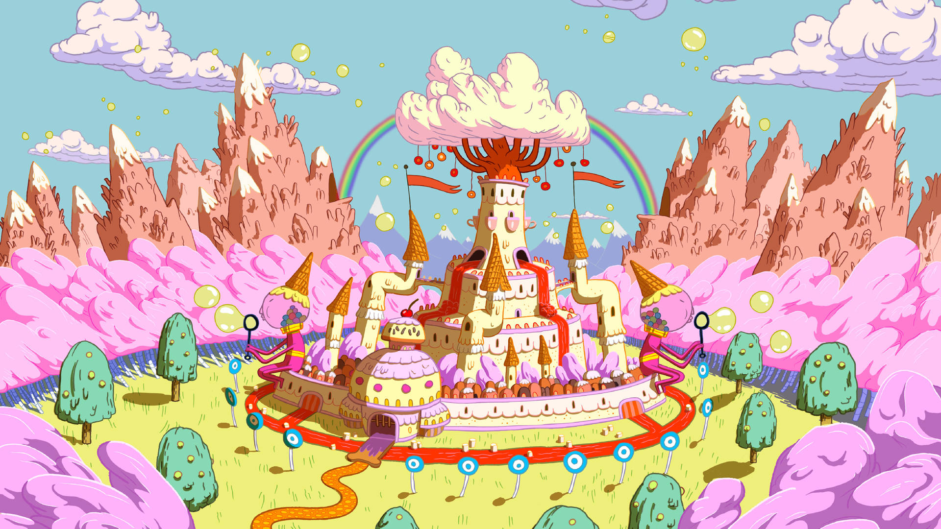 Candy Kingdom Adventure Time Laptop Wallpaper