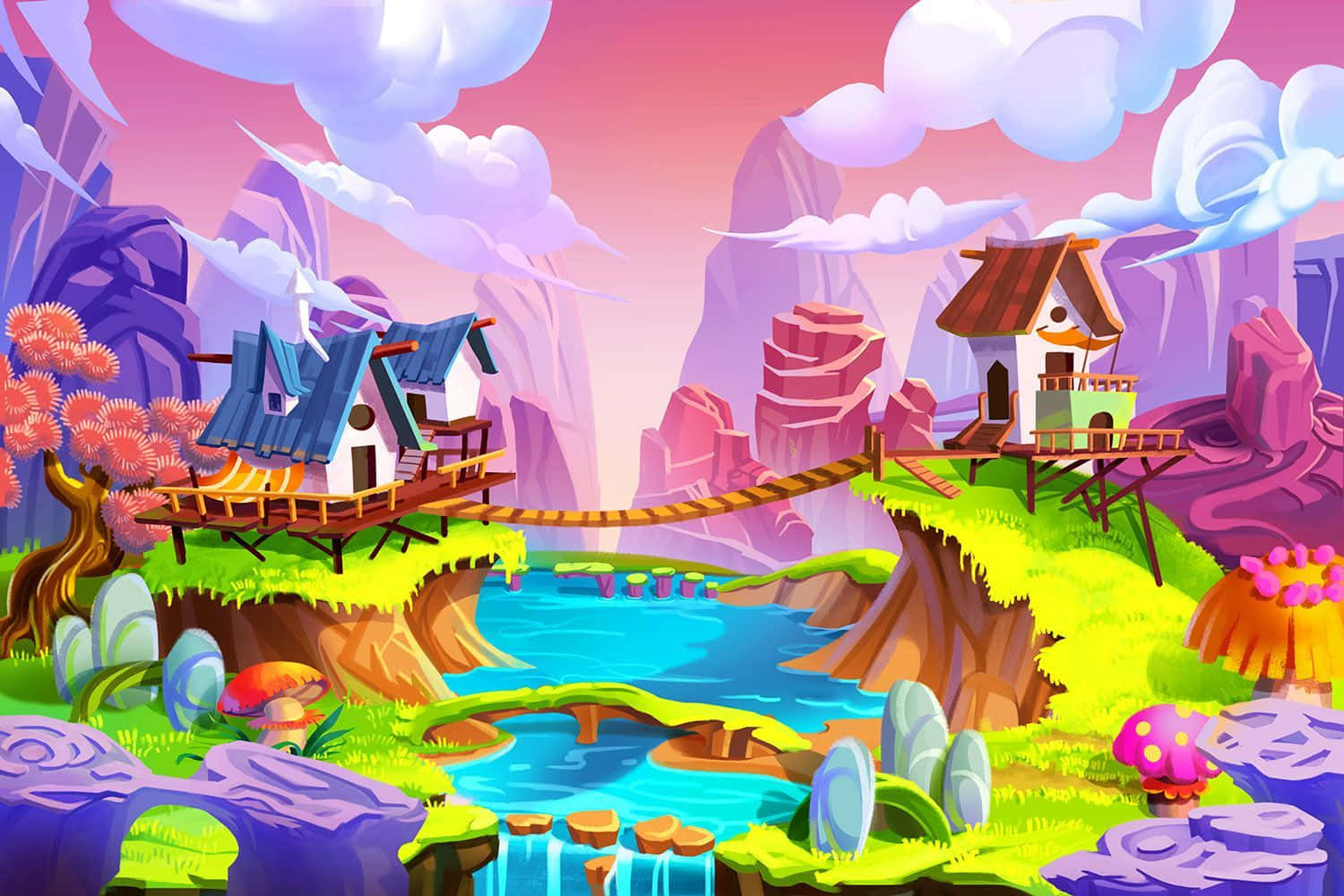 Magical candy dreams come true in Candy Land! Wallpaper