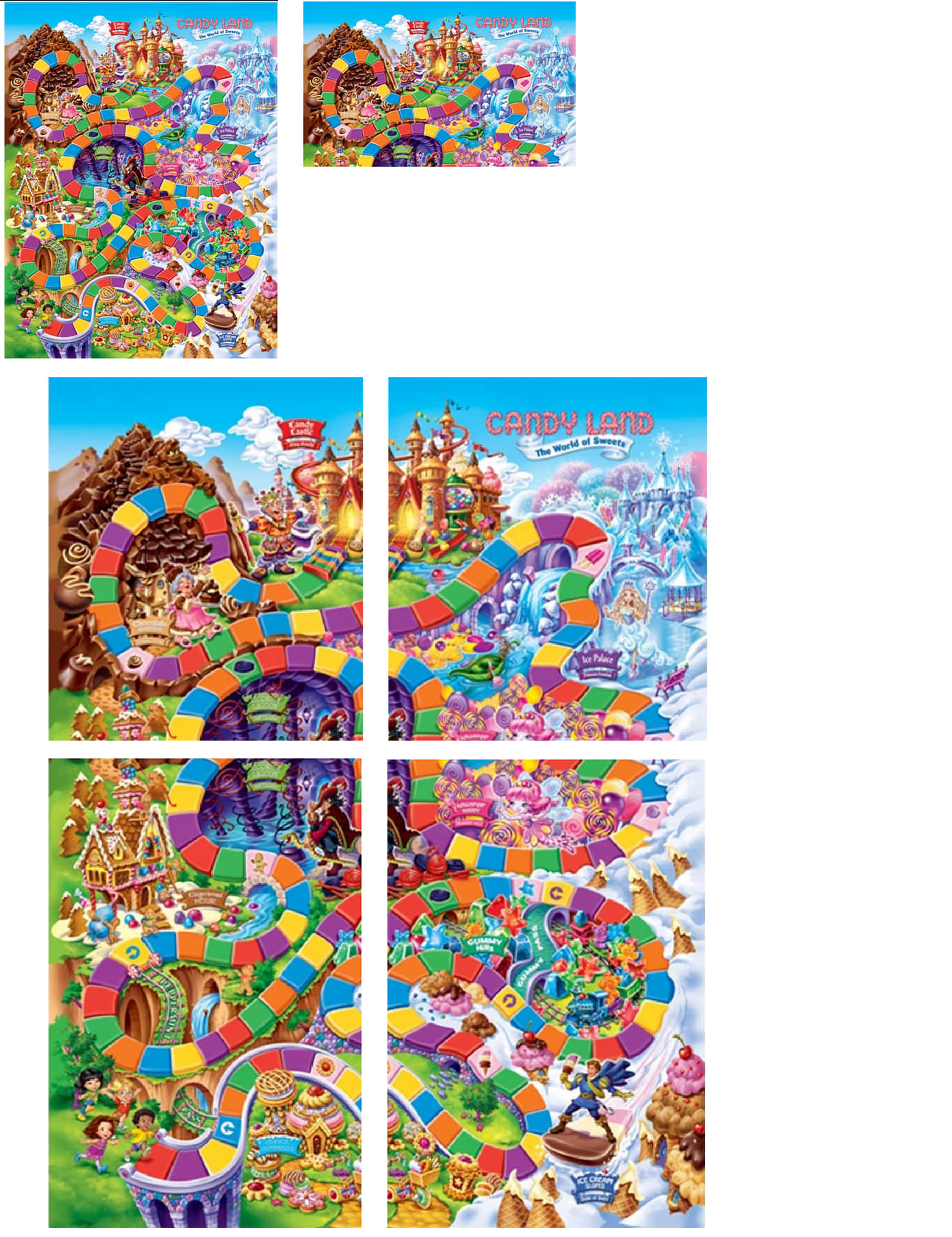 Enhyggelig Dag Tilbragt I Det Farverige Og Glade Kongerige Candy Land! Wallpaper