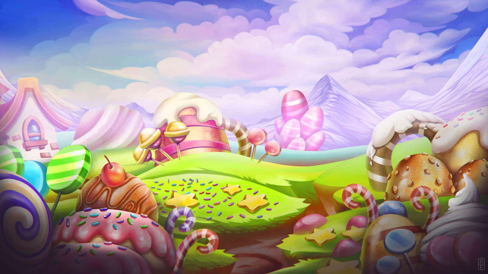 Déjatetransportar A Una Tierra De Pura Imaginación: Candy Land.