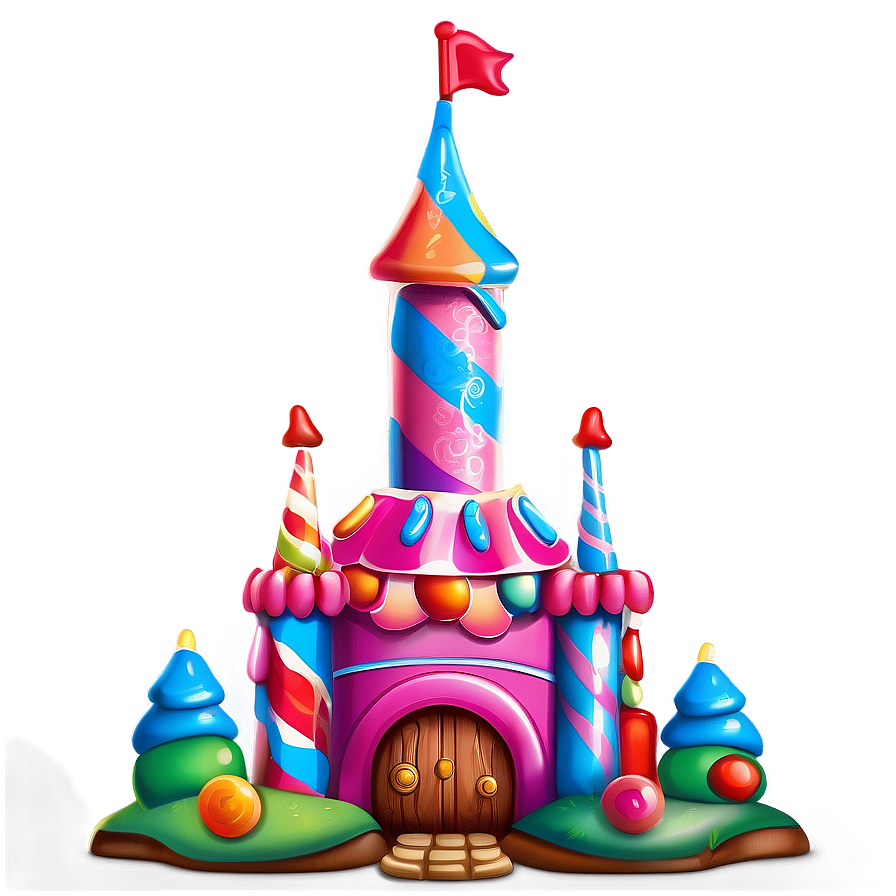 Candy Land Castle Image Png Adg PNG