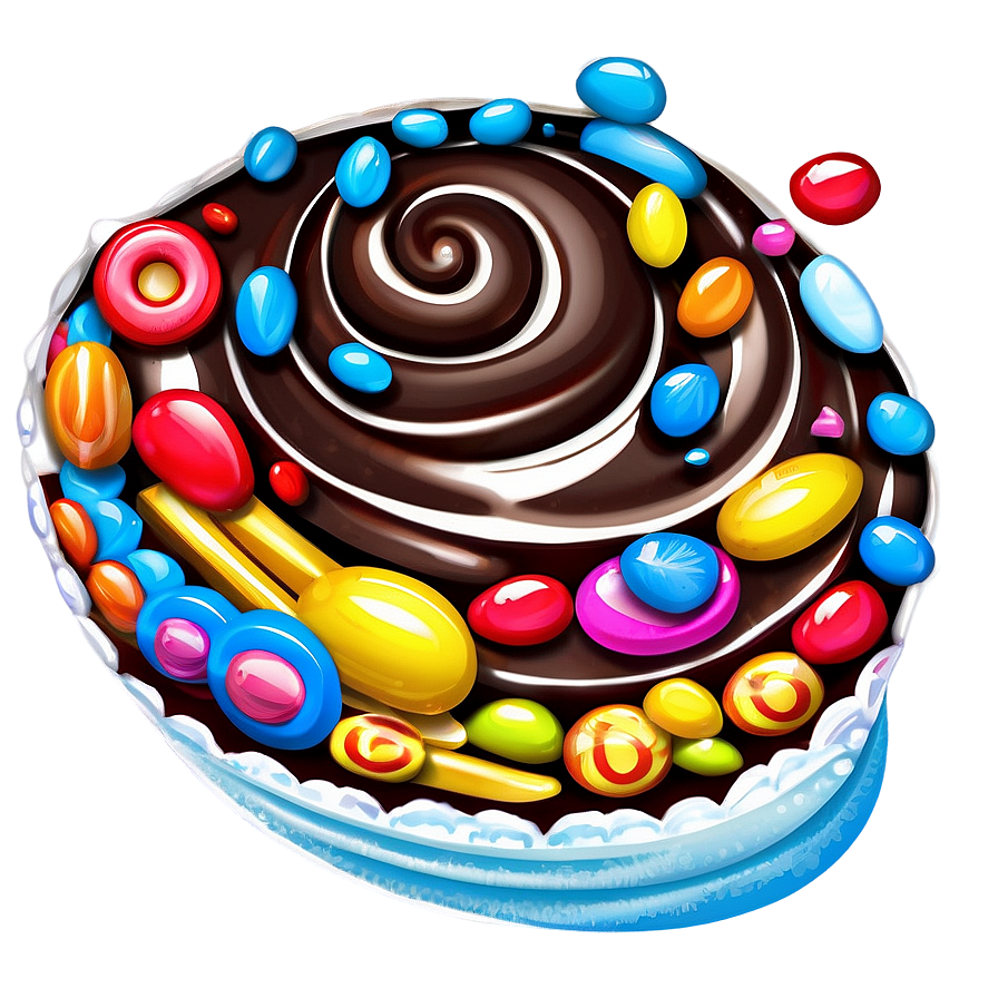 Candy Land Chocolate River Png 52 PNG