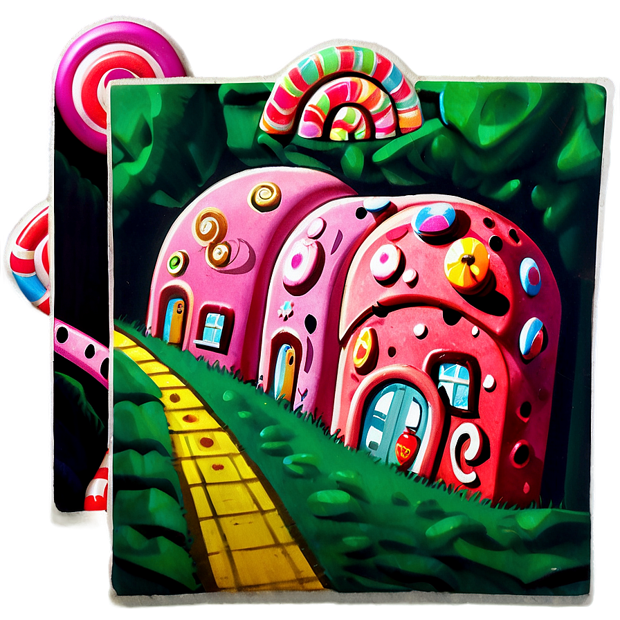 Candy Land Sweetheart Valley Png 06202024 PNG