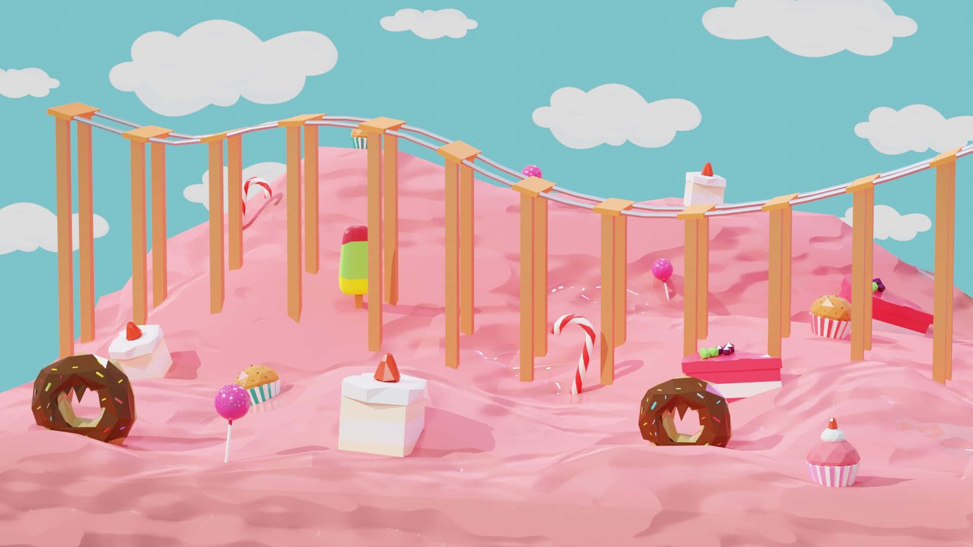 Welcome to Candy Land! Wallpaper