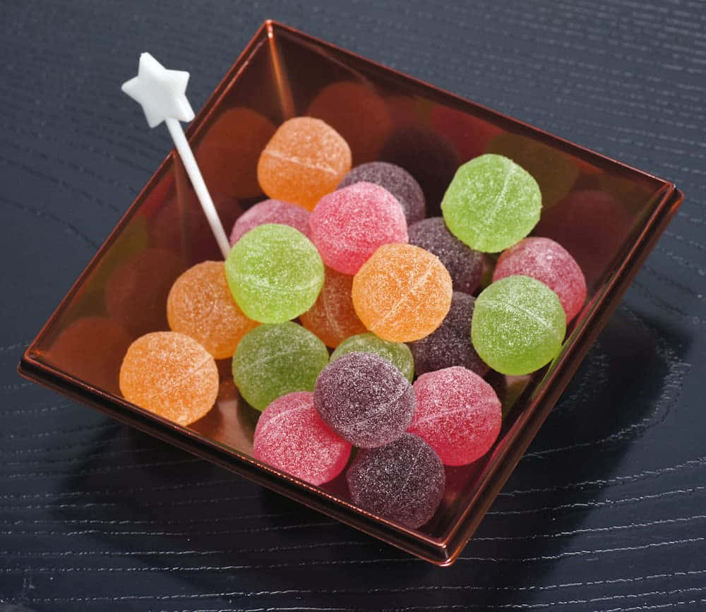 Enjoy a sweet treat with a variety of delicious colourful candy!