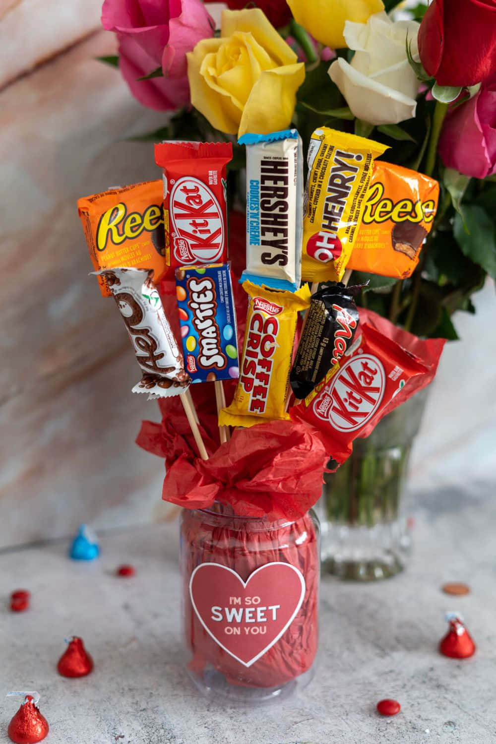 Valentine's Day Candy Bouquet