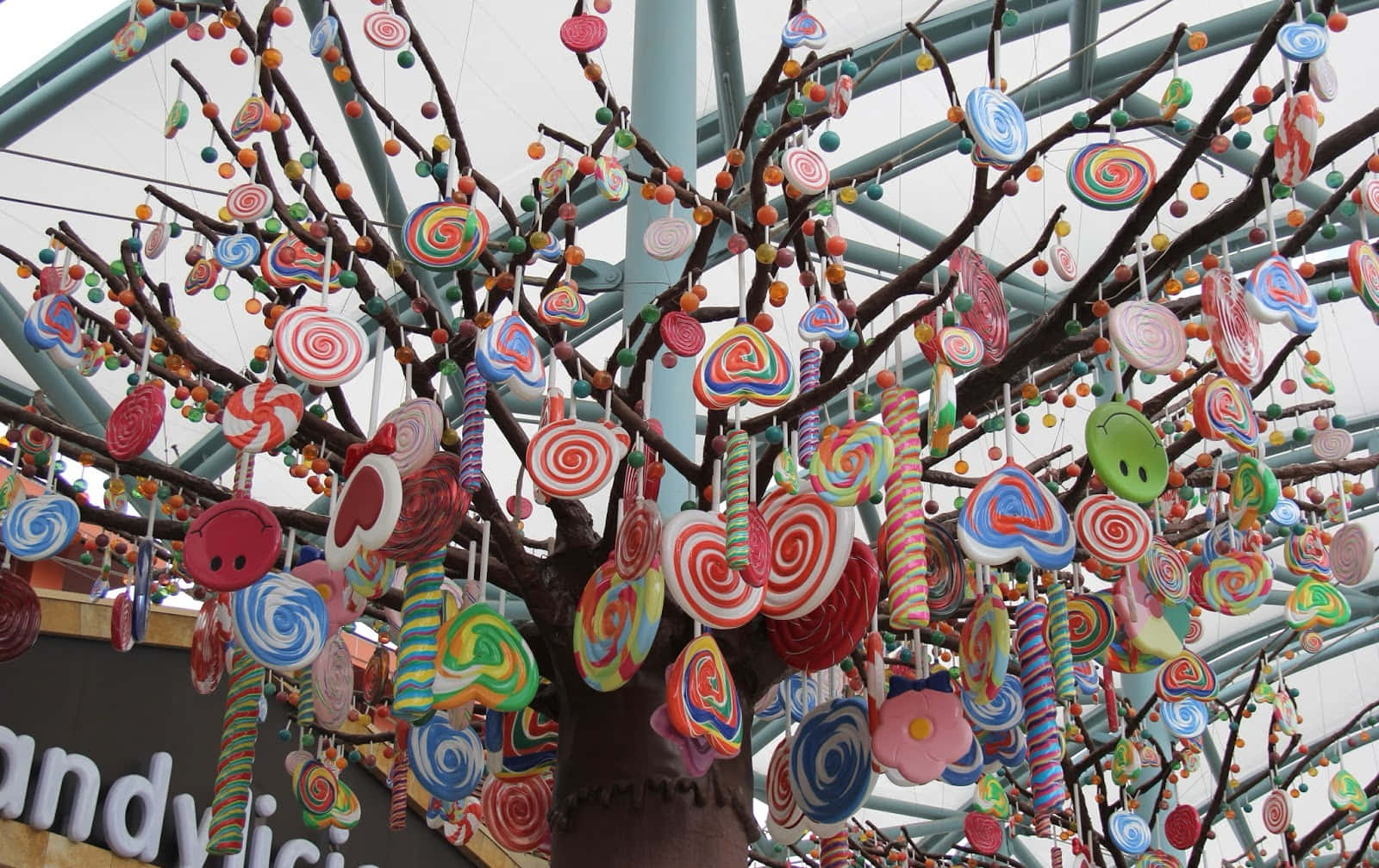 Candy Tree Universal Studios Singapore Achtergrond