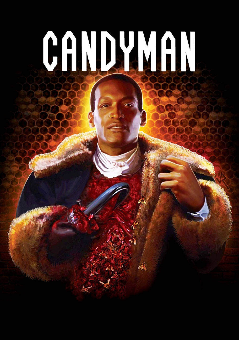 Candyman Tony Todd Movie Poster Background