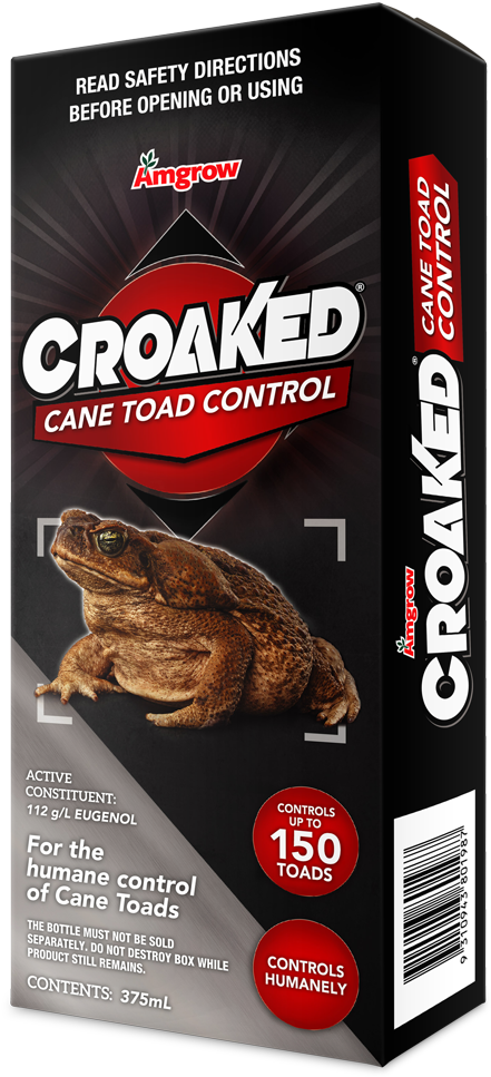 Cane Toad Control Product Packaging PNG