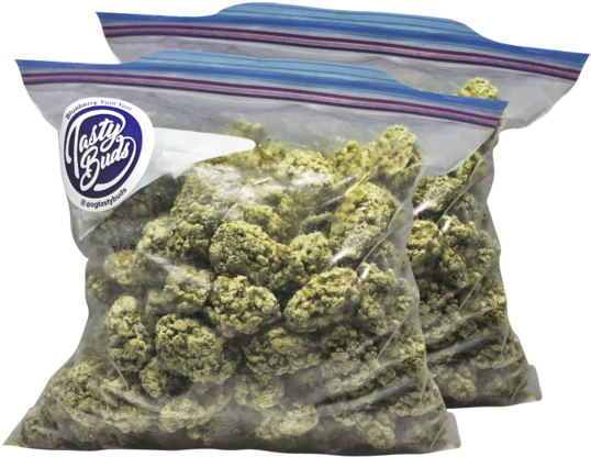 Download Cannabis Budsin Ziplock Bags | Wallpapers.com