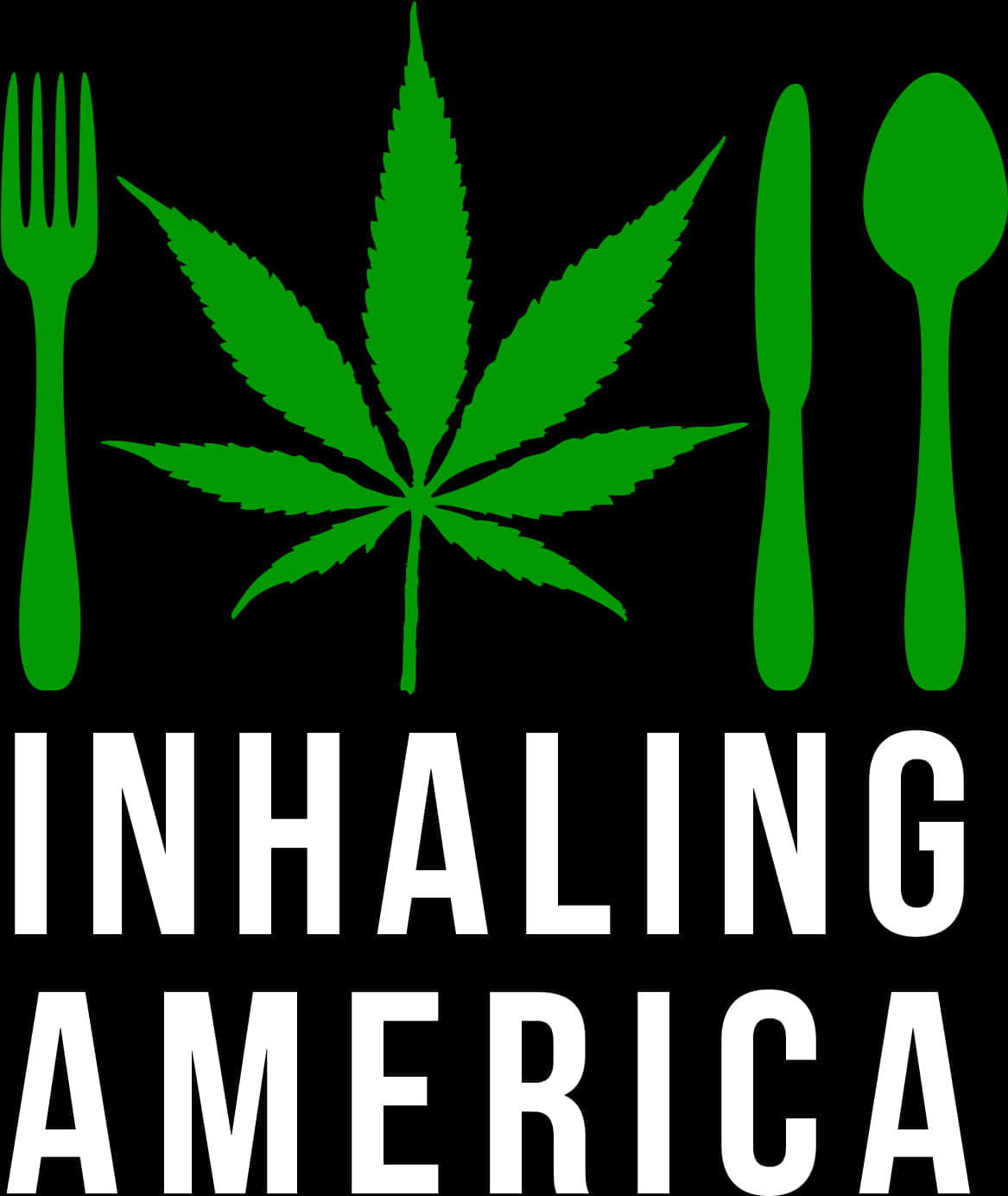 Cannabis Cuisine America Graphic PNG