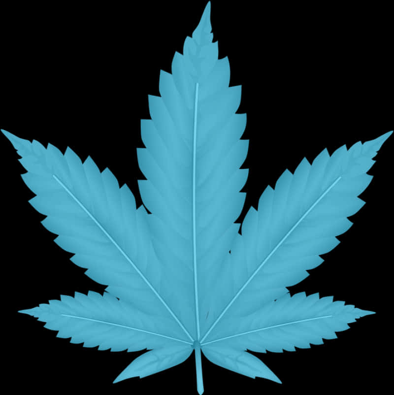 Cannabis Leaf Graphic Art PNG