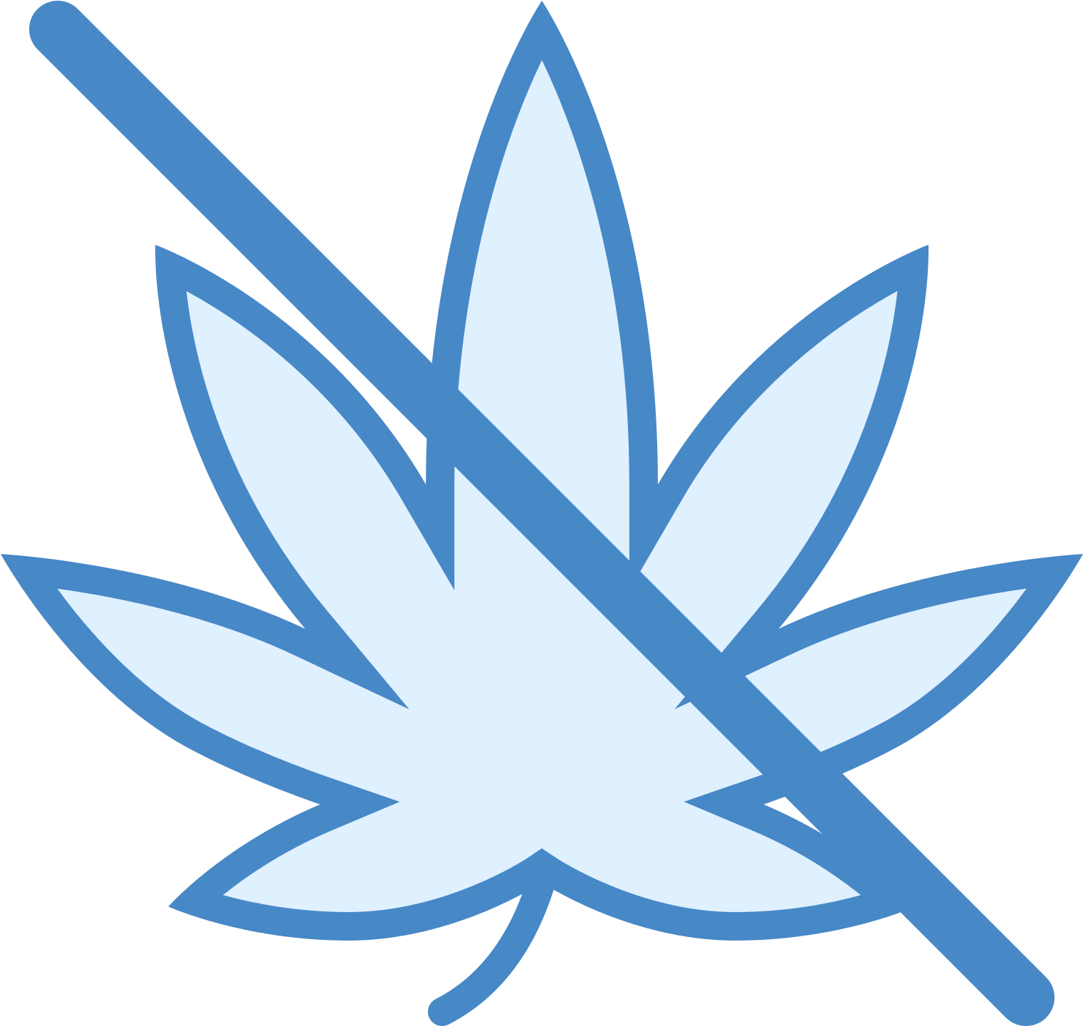 Cannabis Leaf Graphic PNG