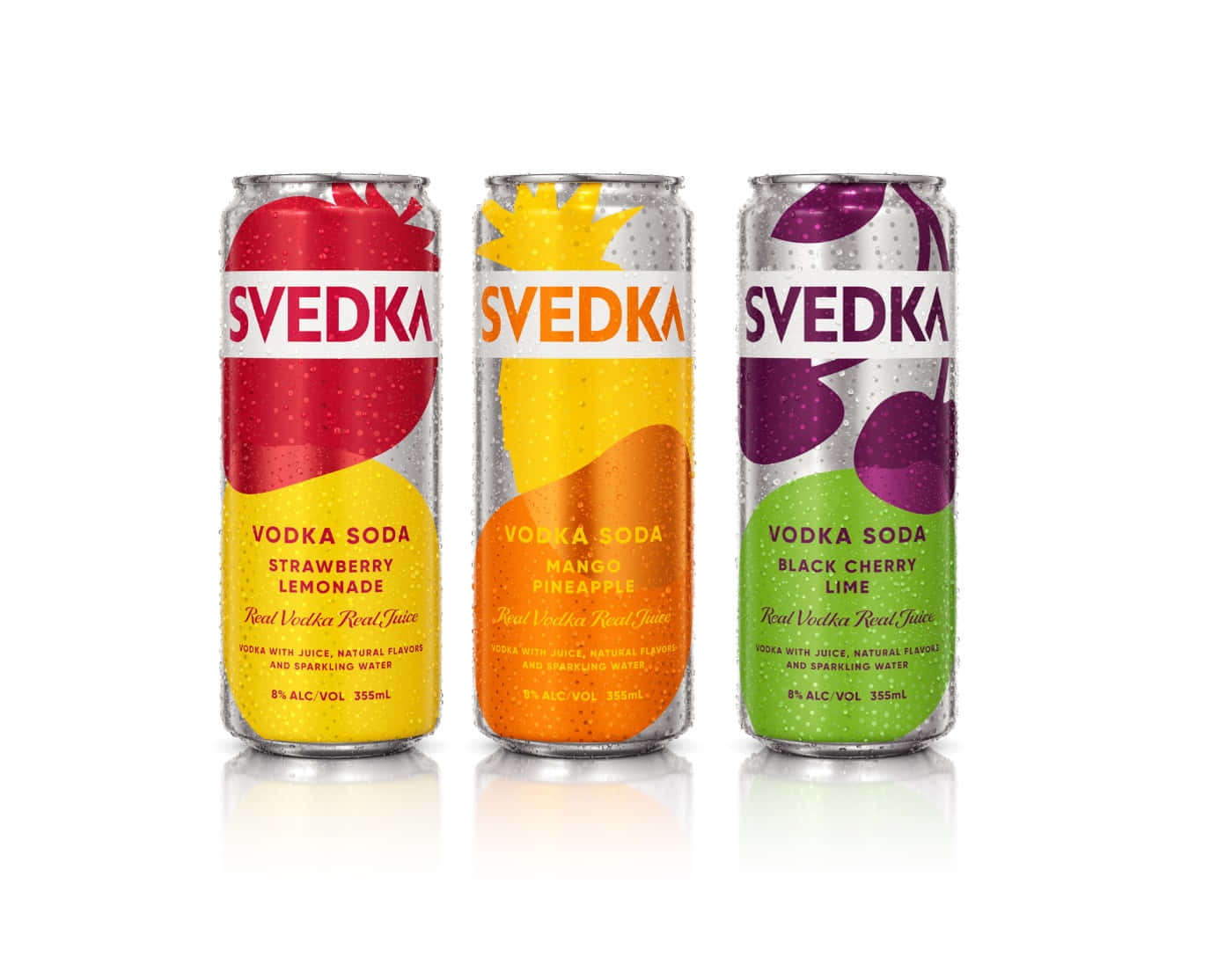 Canned Svedka Vodka Soda Drinks Wallpaper
