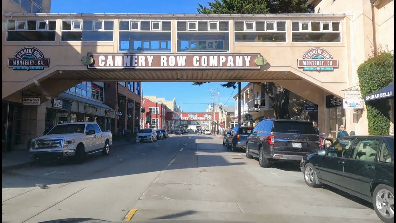 Placade Edifício Na Cannery Row. Papel de Parede