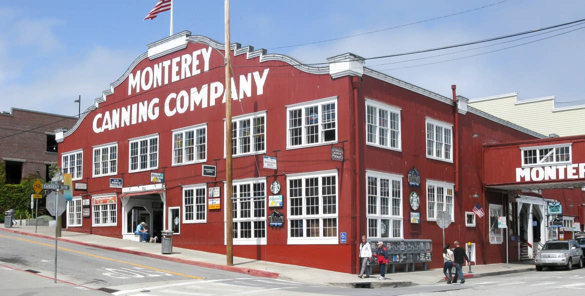 Edificiocanning A Cannery Row Sfondo