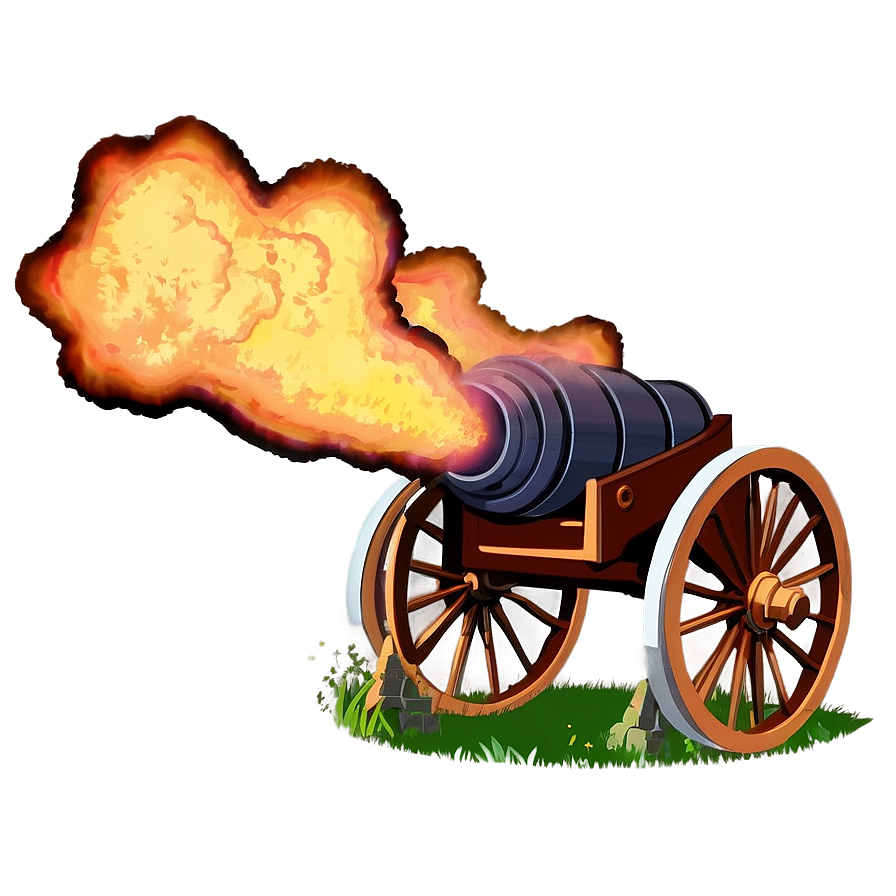 Cannon Fire Explosion Png Bcg19 PNG