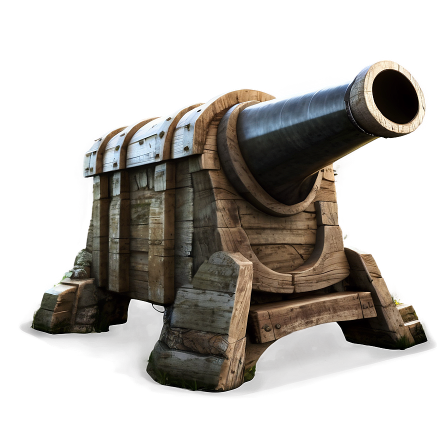 Cannon In Fortification Png 05242024 PNG