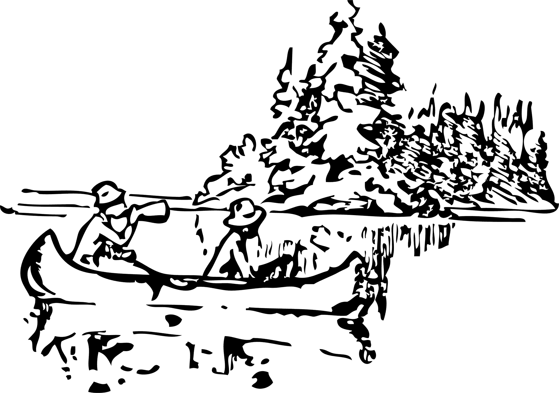 Canoeing_ Adventure_in_ Wilderness PNG