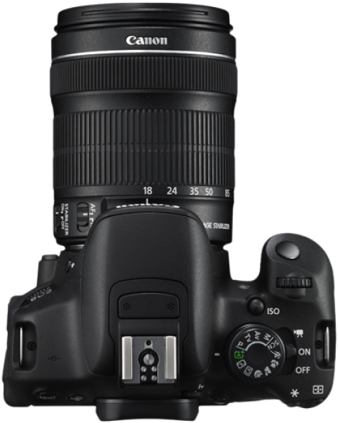 Canon D S L R Camerawith Zoom Lens PNG