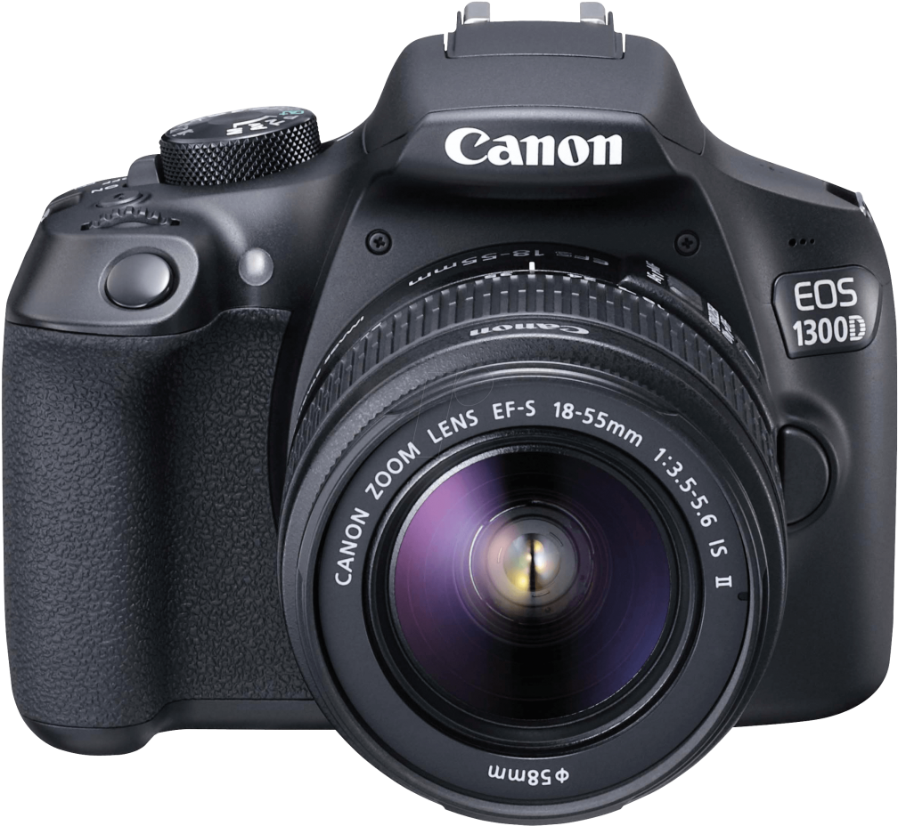 Canon E O S1300 D D S L R Camera PNG