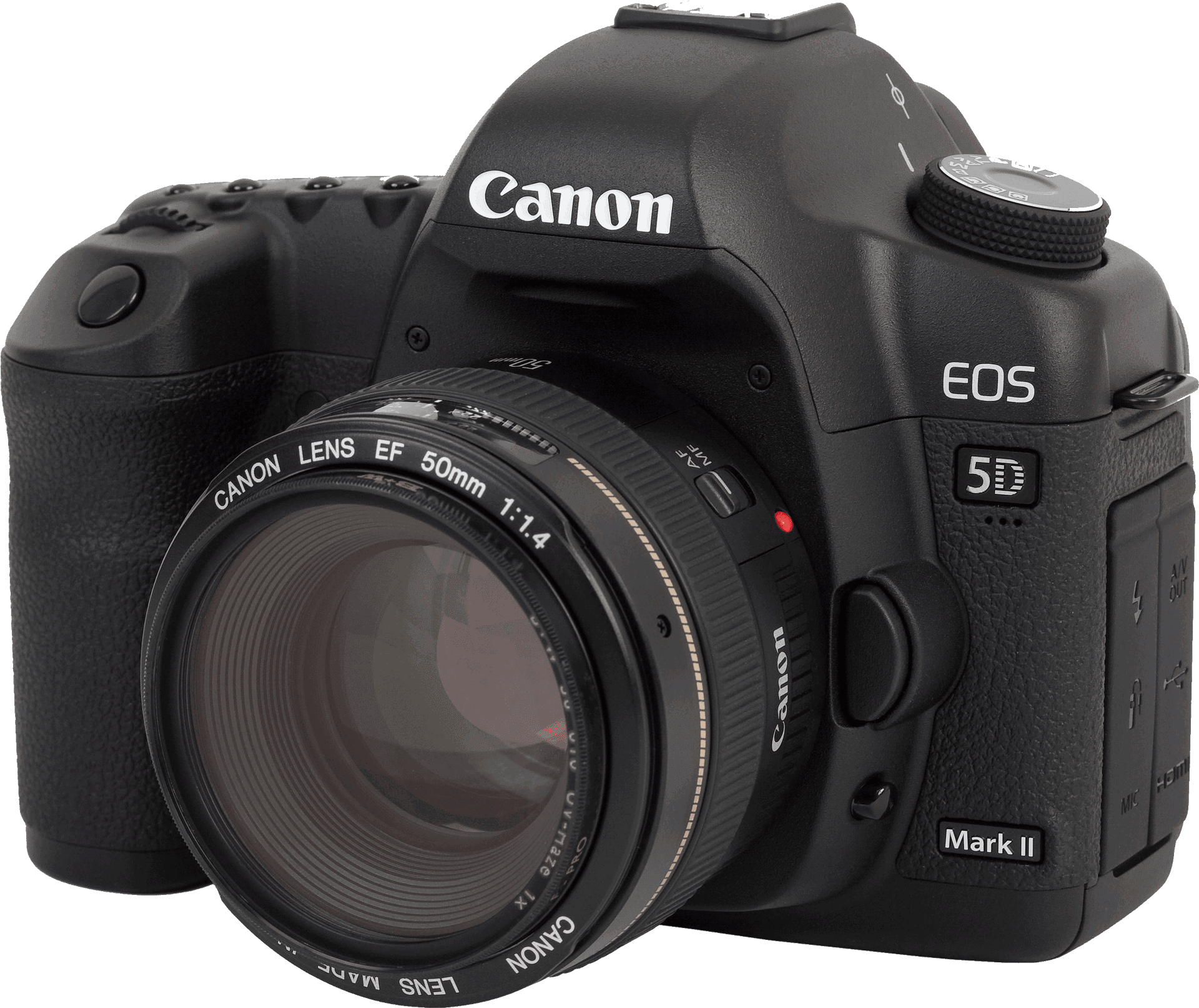 Canon E O S5 D Mark I Iwith Lens PNG
