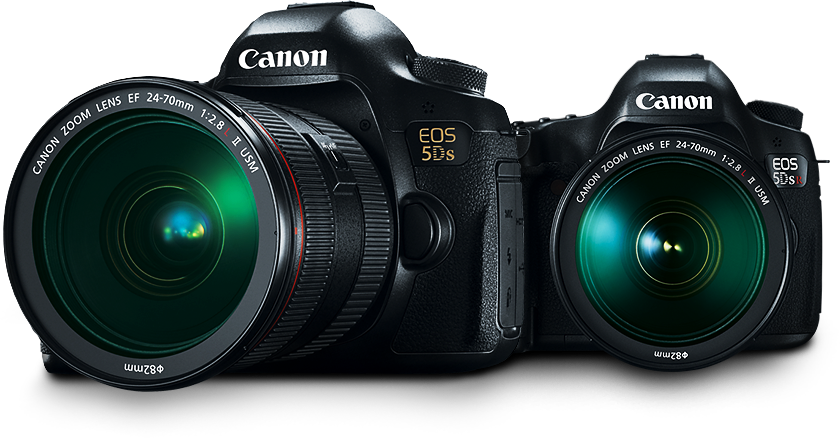 Canon E O S5 Ds Cameraswith Lenses PNG