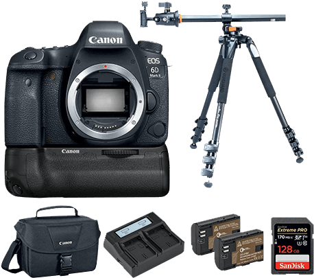 Canon E O S6 D Mark I I Photography Kit PNG