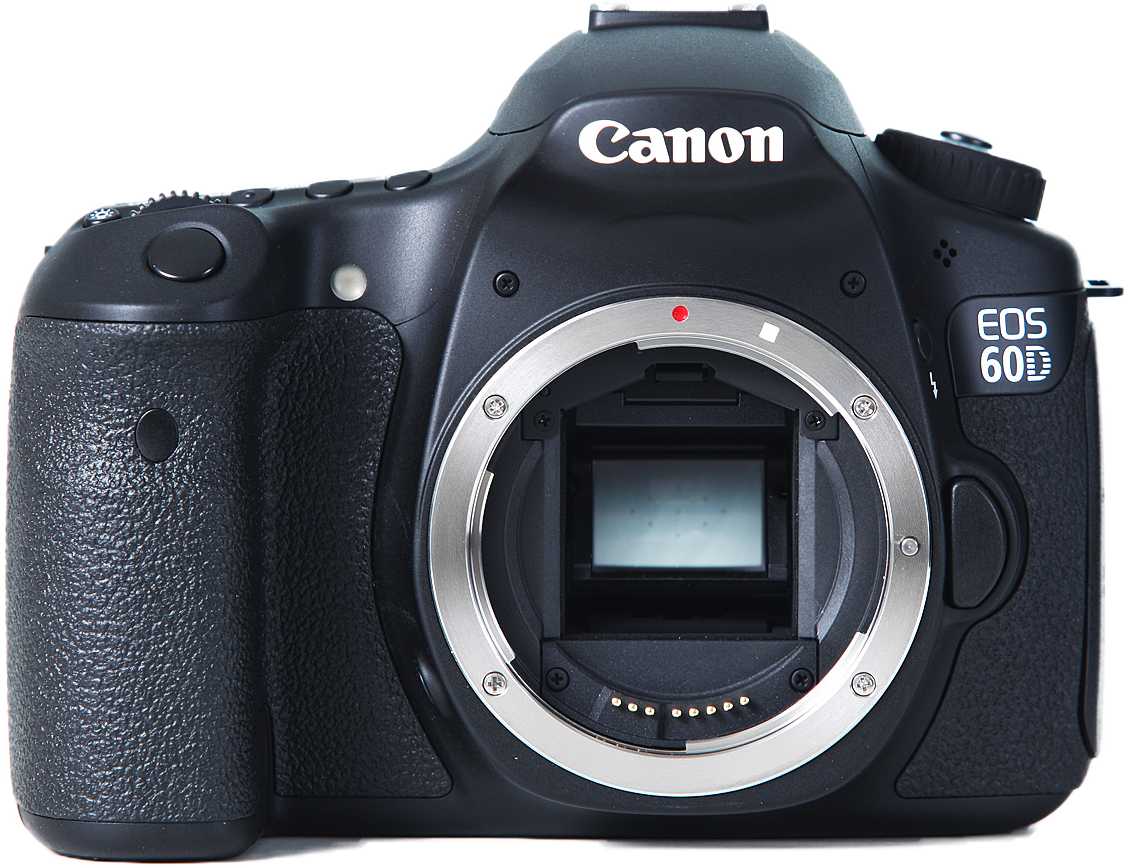 Canon E O S60 D D S L R Camera Body PNG
